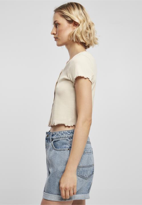 Immagine prodotto Urban Classics Maglietta da donna a costine con bottoni - 12114 (3XL)