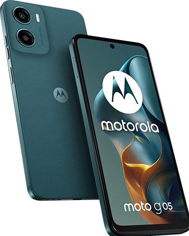 Actual product image Motorola moto g05 (128 GB, Forest Green, 6.67", Dual SIM, 2G)