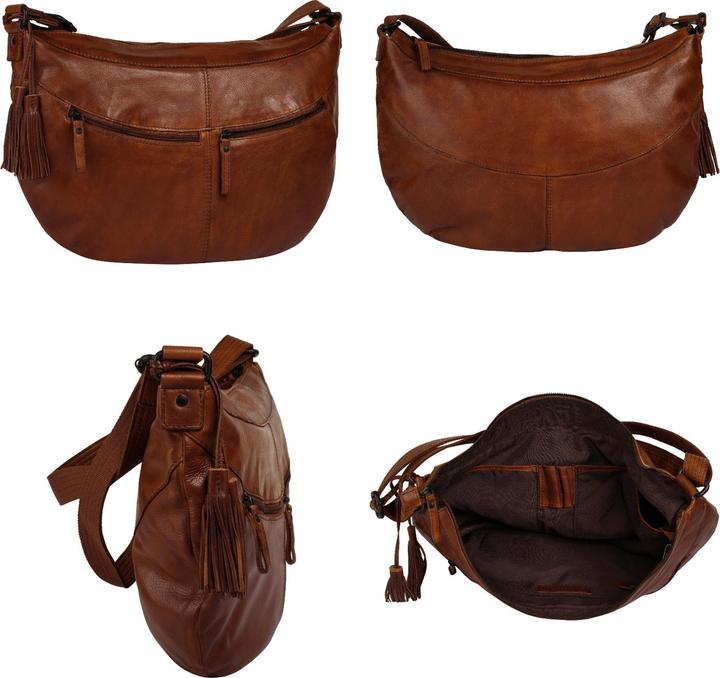 Actual product image Spikes & Sparrow Umhängetasche echt Leder Damen
