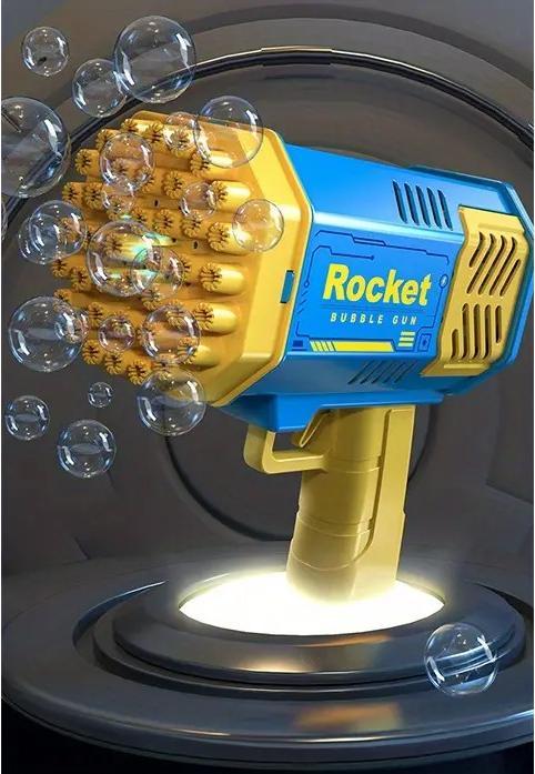 Immagine prodotto Outdoor Active Macchina a bolle d'aria elettrica a 40 fori, pistola a bolle d'aria automatica