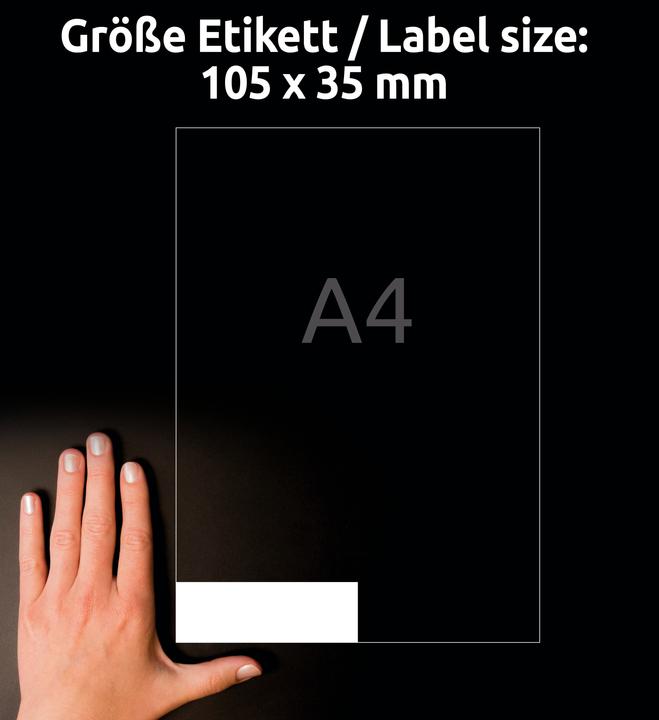 Actual product image Avery Universal labels