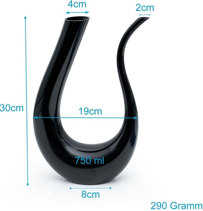 Produktbild Intirilife Wein Dekanter Karaffe U-Form (0.75 l)