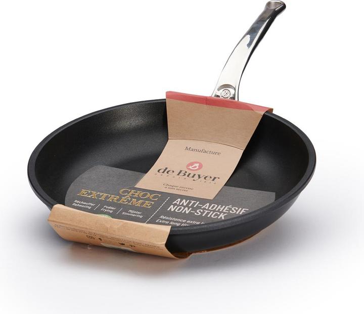 Image du produit de Buyer Choc Extreme poêle à frire anti-adhésive induction (Poêle à frire, Aluminium, 28 x 4 cm)