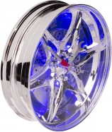 Produktbild Ootb Wanduhr Felgen blauer LED 27cm (27 cm)