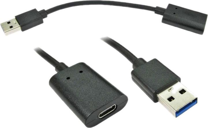 Actual product image Cables Direct USB 3.1 AM TO USBC F CABLE 0.15M (0.15 m, USB 3.2 Gen 2)