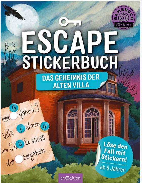 Produktbild Escape-Stickerbuch - Das Geheimnis der alten Villa (Deutsch, Philip Kiefer, 2021)