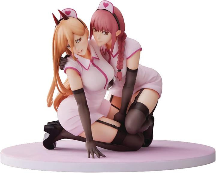 Image du produit Furyu Chainsaw Man statuette PVC 1/7 Power & Makima Nurse Ver. 14 cm