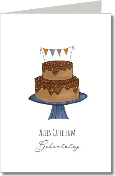Produktbild Keitcards Geburtstagskarte alles Gute zum Geburtstag