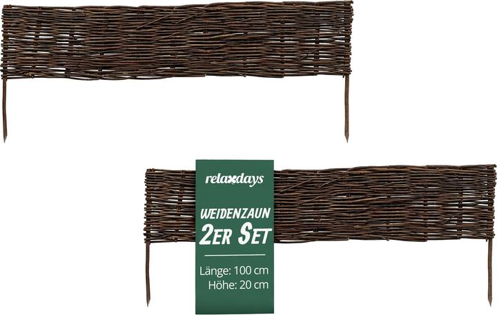 Produktbild Relaxdays Beeteinfassung (100 cm)