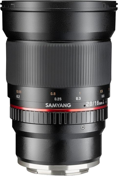 Productafbeelding Samyang 16mm f/2-23MFT (Micro Vier Derde, APS-C / DX)