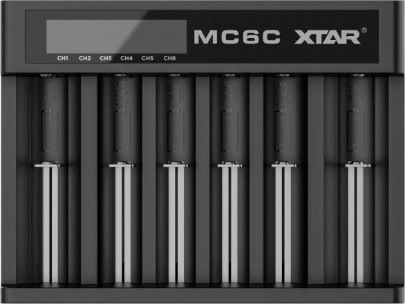 Actual product image Xtar MC6C Charger (MC6C) (AAA)