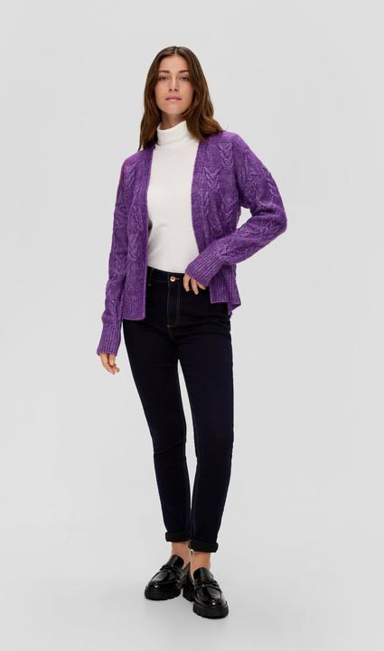 Produktbild s.Oliver Strickjacke Strickjacke aus Wollmix (S)