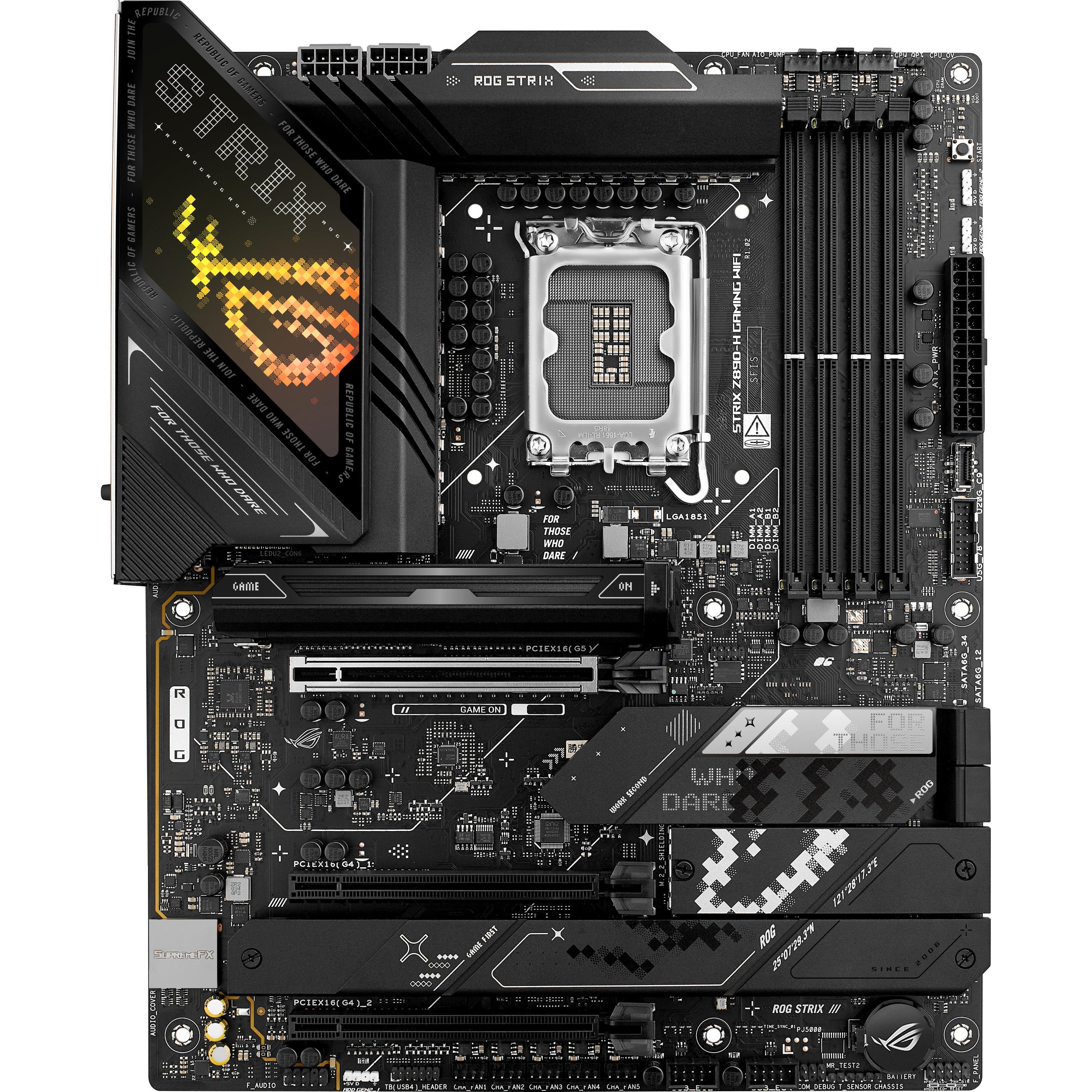 ASUS ROG STRIX Z890-H GAMING WIFI (LGA 1851, Intel Z890, ATX), Mainboard