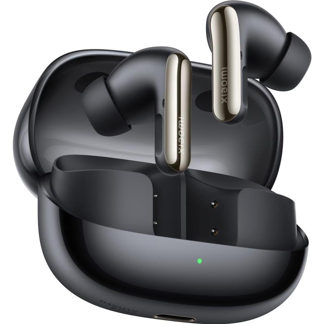 Xiaomi Buds 5 Pro WiFi Edition (Aktive Geräuschunterdrückung, 10 h, Kabellos), Kopfhörer, Schwarz, G