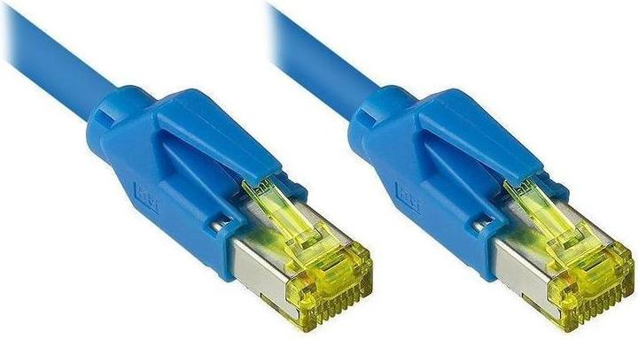 Produktbild Good Connections Patchkabel Cat. 7 Draka UC900 Rohkabel (900MHz) Hirose TM31 Stecker beidseitig, blau, 14m (PiMF, S/FTP, CAT7, 14 m)