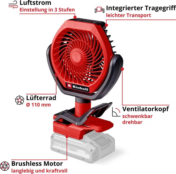 Actual product image Einhell GC-CF 18/110