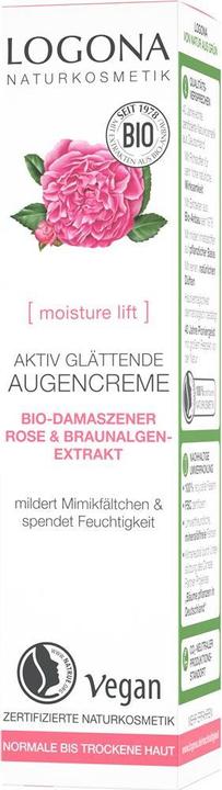 Image du produit Logona Crème pour les yeux lissante active (Crème pour les yeux, 15 ml, Jour + nuit)