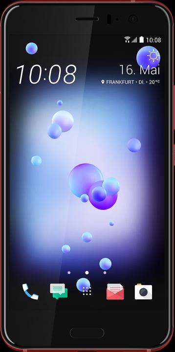Actual product image HTC U11 (64 GB, Solar Red, 5.50", Hybrid Dual SIM, 4G)
