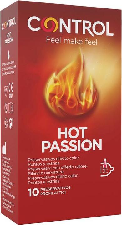 Produktbild Control Hot Passion Preservativos Efecto Calor 10 Unidades (10 Stk.)