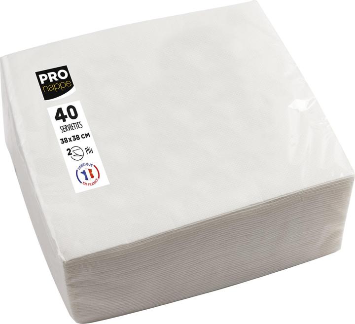 Image du produit PROnappe Dinner-Servietten (40 pcs, 38 x 38 cm)