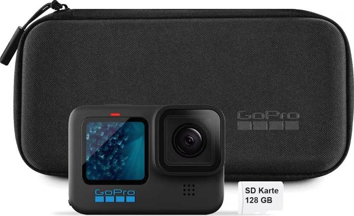 Produktbild GoPro HERO11 Black - Kamera inklusive Casey (inkl. 64 GB MicroSDXC-Karte) (60p, WLAN, Bluetooth)