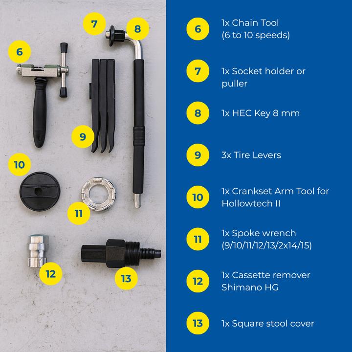 Actual product image Kinzo Tool set (20 pieces)