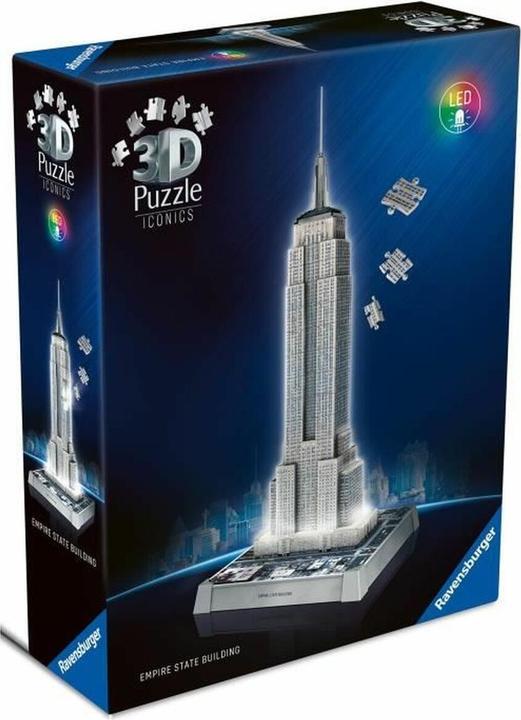 Productafbeelding Ravensburger 3D Iconen: Empire State Building - met licht (216 onderdelen)