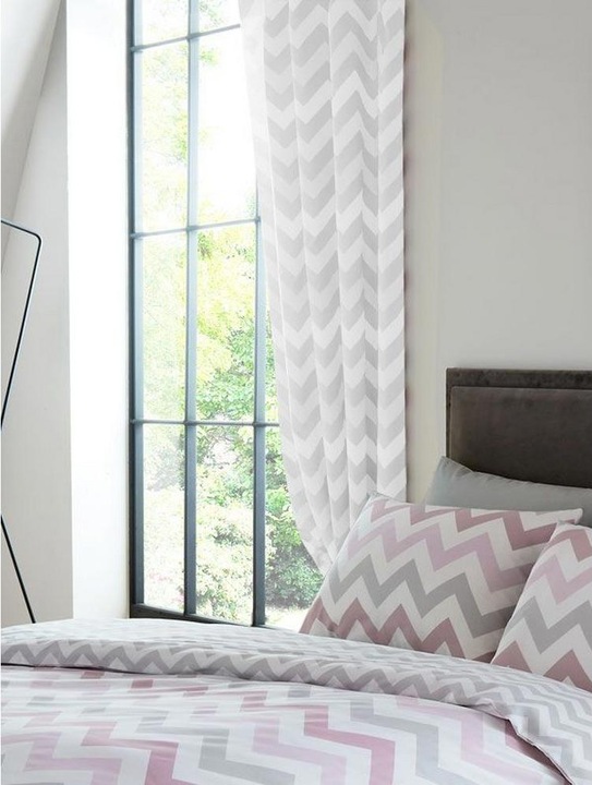 Immagine prodotto Bedding & Beyond Tende plissettate Metro Triangle 2Pack (137 x 167 cm)