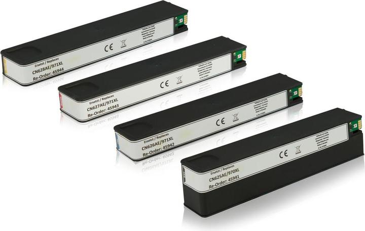 Produktbild Inkadoo Multipack kompatibel zu HP CN625AE / 970XL enthält 4x Tintenpatrone