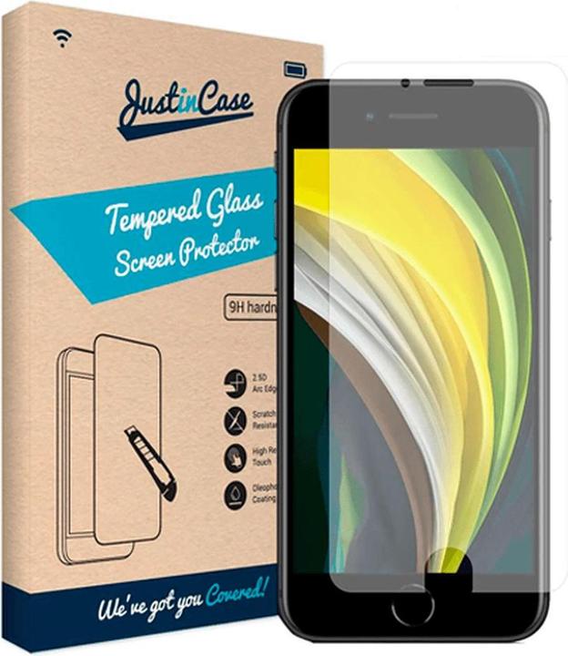 Just in Case Gehaertetes Glas Durchsichtige Displayschutzfolie Apple iPhone SE 2020/2022 (1 Stk., Apple iPhone SE (2nd Gen), Apple iPhone SE (3rd Gen))
