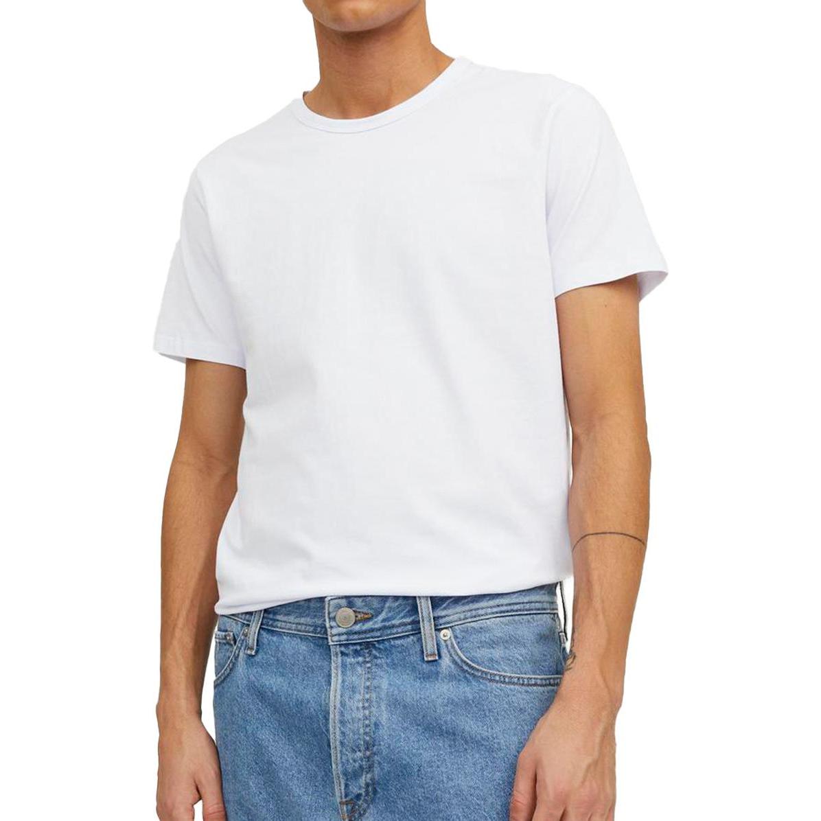 Thumbnail - Jack & Jones, Herren, Shirt, T-Shirt, Weiss, (L)