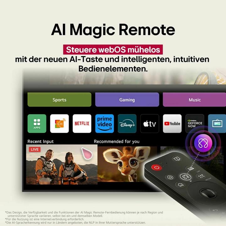Produktbild LG 86-Zoll QNED evo AI QNED86 MiniLED 4K Smart TV (86", QNED86, QNED, 4K, 2025)