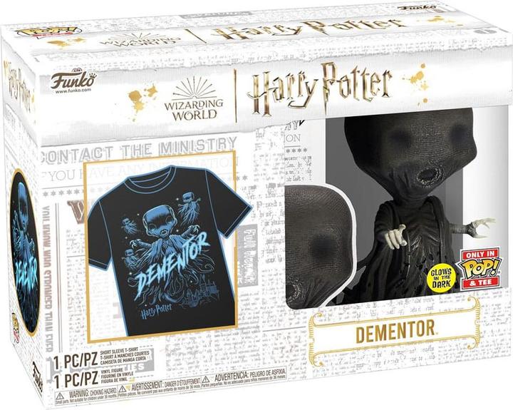 Produktbild Funko Harry Potter POP! & Tee set figurine et T-Shirt Dementor (GL) (M)