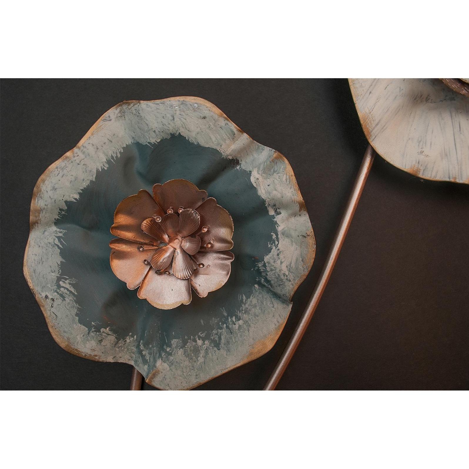 Thumbnail - NTK-Collection, Wanddeko, Wandkunst aus Metall Blume