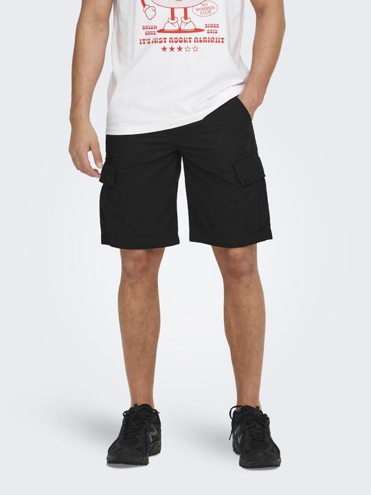 Image du produit Only & Sons Cargoshorts Loc kurze Hose mit vielen Taschen (M)
