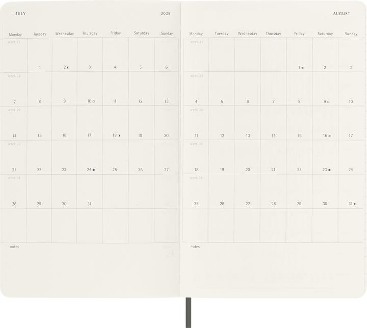 Immagine prodotto Moleskine Tageskalender (A5, Inglese)