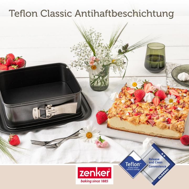 Produktbild Zenker Springform 24x24 Bake,Click&Go