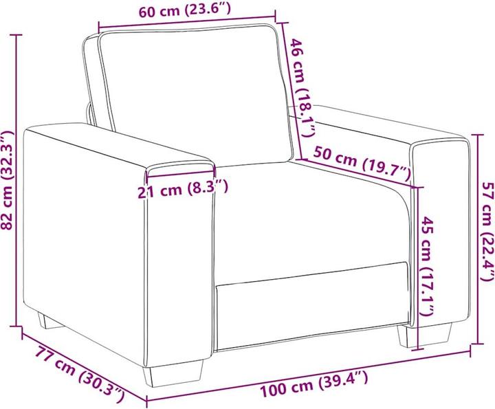 Actual product image vidaXL Sofagarnitur
