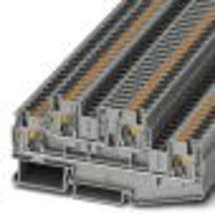 Actual product image Phoenix Contact PTTB 4-TG 3211909 Disconnect terminal block Number of poles: 2 0.20 mm² 4 mm² Grey 50 pcs.