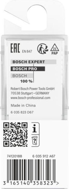 Produktbild Bosch Professional Zubehör Kopierfräser, 8 mm, D1 8 mm, L 19 mm, G 66 mm