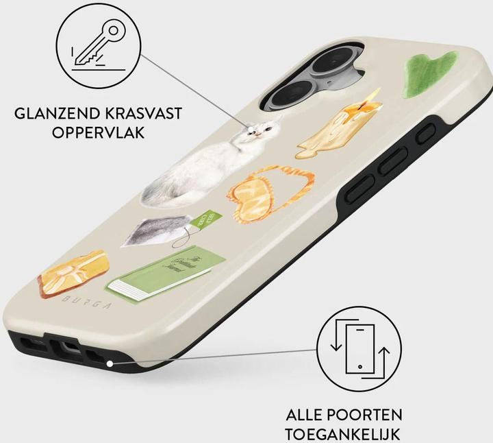 Actual product image Burga Tough Case Apple iPhone 16 - Soft Era (Apple iPhone 16)