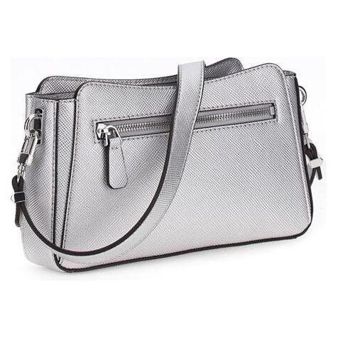 Guess, Damen, Handtasche, Rosalba, Silber