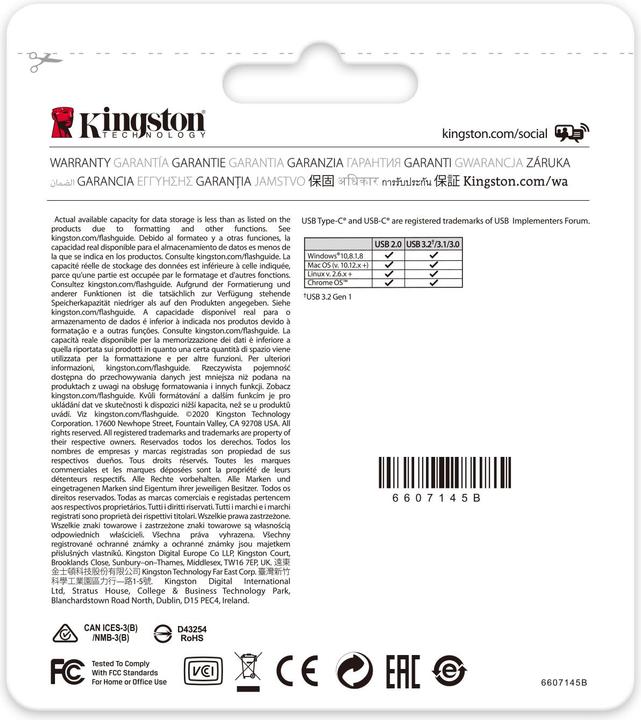 Produktbild Kingston DataTraveler 70 (64 GB, USB-C)