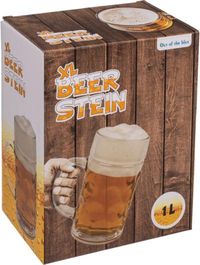 Immagine prodotto Ootb XL Glas-Bierkrug, 10,5 x 20 cm (1 l, 1 x)