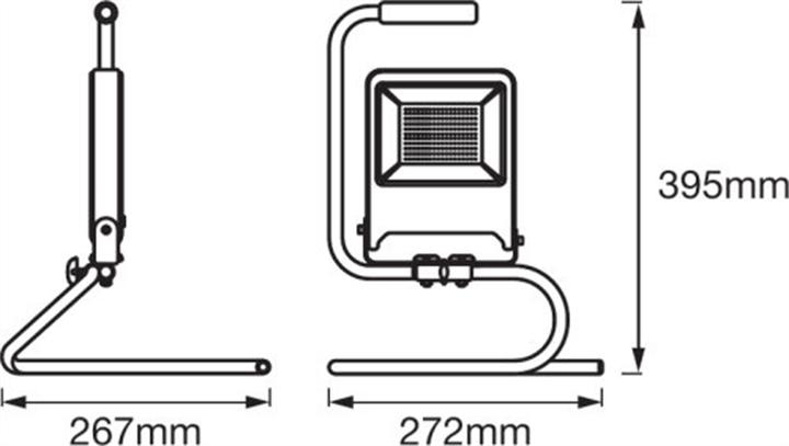 Actual product image Ledvance LED construction spotlight (4500 lm)
