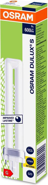 Actual product image Osram Dulux (G23, 9 W, 600 lm, 1 x, G)