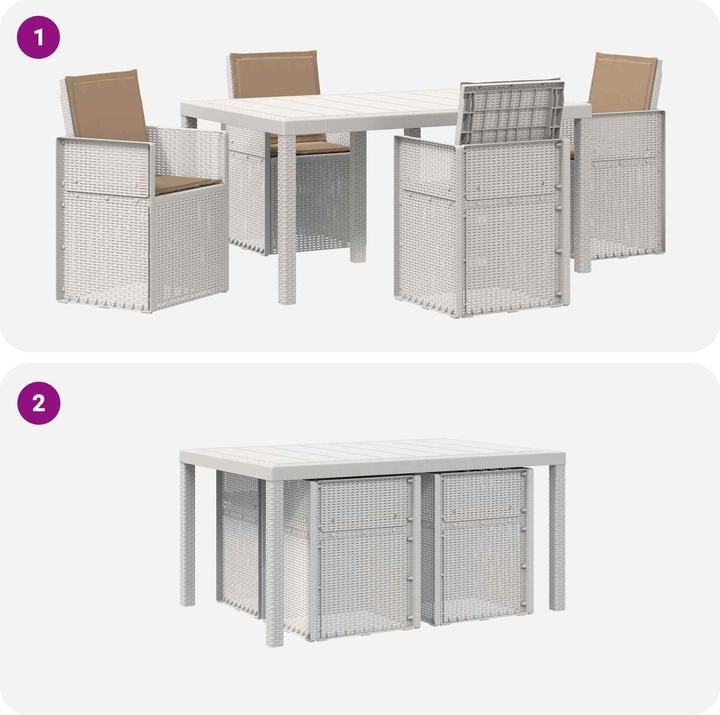 Produktbild vidaXL Modernes Esszimmer-Set