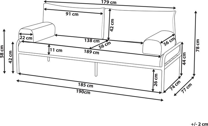 Produktbild Beliani Solofra