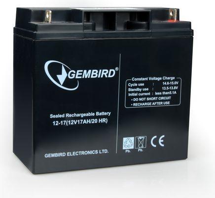 Produktbild Gembird Battery 12V 17AH BAT-12V17AH/4 - Batterie - 17.000 mAh