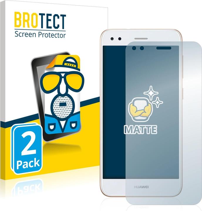 Produktbild BROTECT Entspiegelungs-Schutzfolie Displayschutz Matt (2 Stück, Huawei P9 Lite Mini)